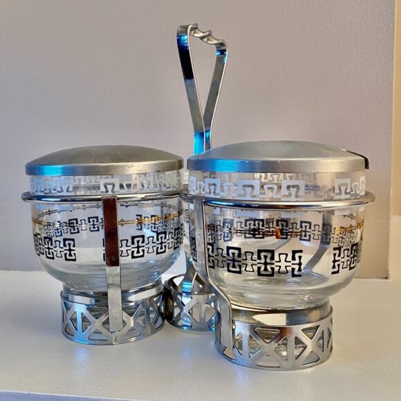 1960s Vintage Libbey Serving Caddy - Picture 2 of 7